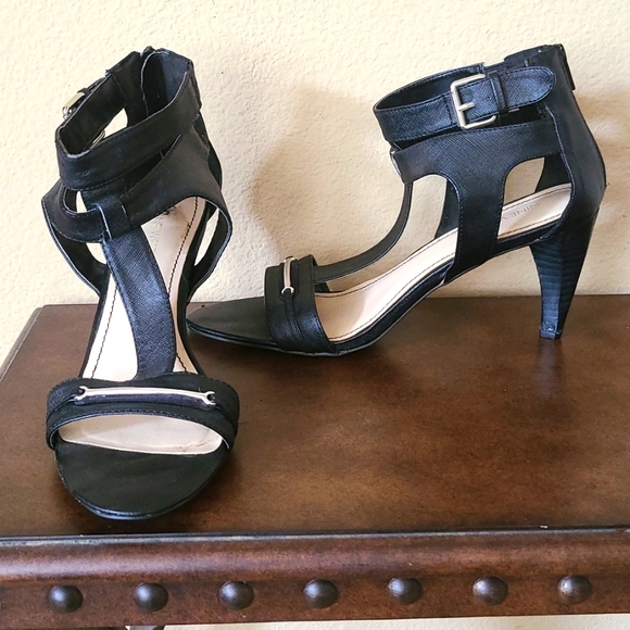 Nine West Shoes - Nine West black ankle strap heels